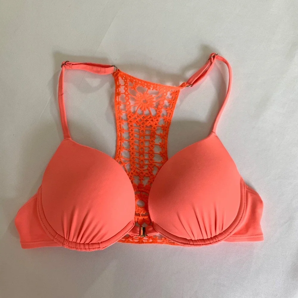 Lot of 5 Bikini Swim Tops Smocked Corset Bustier‎ Swimwear XS/S Festival Beach